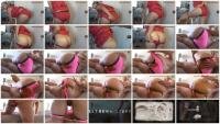 Panty Scat: (SexyFlatulence) - Sexy Poop in Panties - Diarrhea Smear Pink Panties [FullHD 1080p] - Scatology, Solo