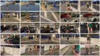 Defecation: (Devil Sophie) - OMG I have to poop and piss like this - come on let's have a look at the parking garage [UltraHD 4K] - Scatology, Solo