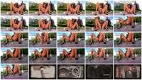 Outdoor Scat: (Marion_PrinssXX) - Outdoor poop photo shoot [FullHD 1080p] - Solo, Milf