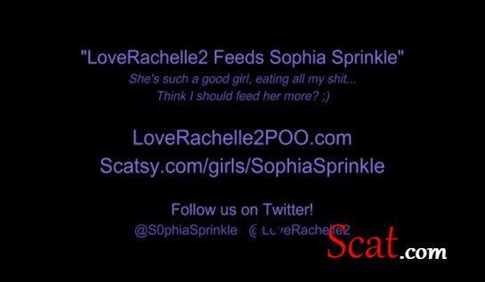 Shitting: (LoveRachelle2 , Sophia Sprinkle) - LoveRachelle2 Feeds Sophia Sprinkle [4K UHD] - Lesbian, Shit Eating