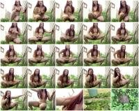 Outdoor Scat: (Evakokoro) - Absolutely desperate shit and piss while naked outside [FullHD 1080p] - Scatology, Solo