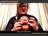 Hightide-Video.com: (Natalia Kapretti, Maya) - NK03 - SLUT MAYA EATS IT ALL! [HD 720p] -