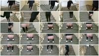 Outdoor Scat: (p00girl) - Pooped into the public stairwell [FullHD 1080p] - Solo, Scat