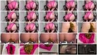 Panty Scat: (Sophia Sprinkle) - Hot Pink Panty Poop on Chair [FullHD 1080p] - Poop, Solo