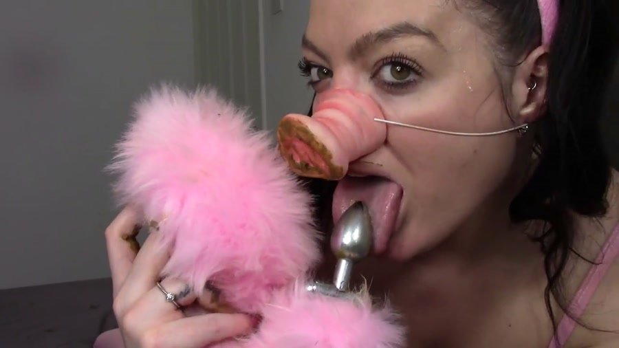 Fetish: (Evamarie88) - Disgusting poo pig [FullHD 1080p] - Toys, Milf
