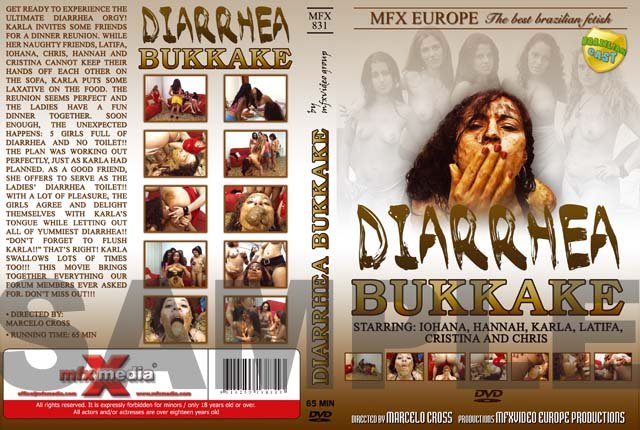 MFX Media: (Chris, Hannah, Cristina, Latifa, Iohana Alvez, Karla) - Diarrhea Bukkake MFX-831 [DVDRip] - Faceshitting, Brazil