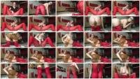 Scatshop.com: (JosslynKane) - Red pantyhose got pooped [FullHD 1080p] - Solo, Pantyhose