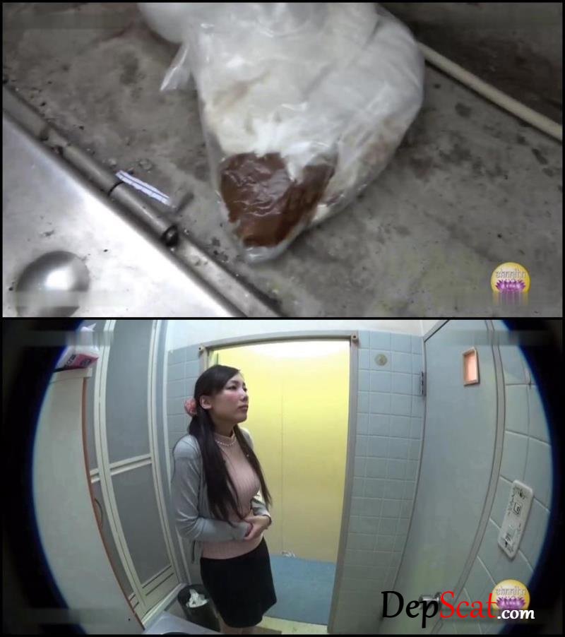 Blocked toilet girls accident defecates in public. BFSL-01 Closeup, Desperation [FullHD 1080p / 763 MB]
