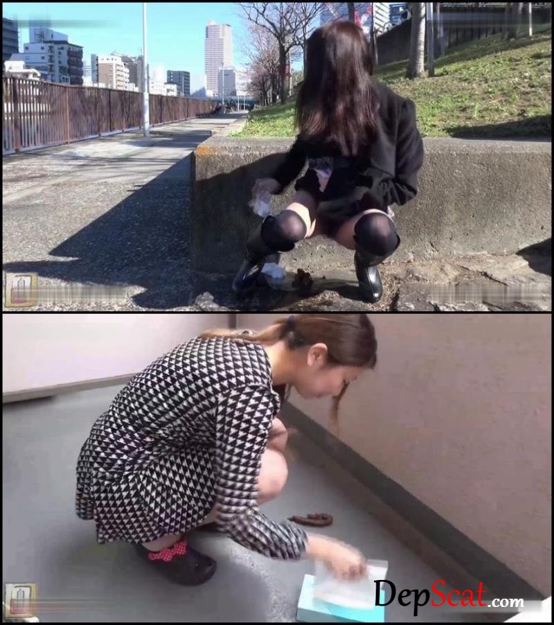 Self filmed girls poop in public places. BFJG-23 DLJG-246, Jade scat [FullHD 1080p / 581 MB]
