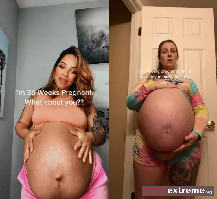 Brookesobasic & Renae W - NN Monster Bump Pregnant Compilation [SiteRip] 98.8 MB