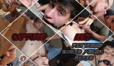 Captured Kent - Time to devour his cute soft feet, fuck them and then play a edging blowjob game with his giant veiny cock [FullHD 1080p] 3.86 GB