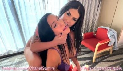 Bella Joie & Chanel Santini - My First Ts On Ts Experience With Chanel Santini [HD 720p] 564.8 MB