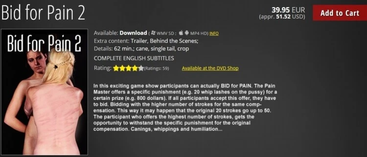 Bid For Pain 2 [HD 720p] 1.87 GB