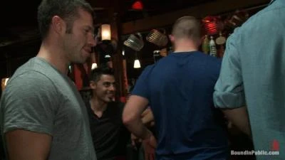 Naked ripped stud gets humiliated and used in a crowded pub [HD 720p] 664.8 MB