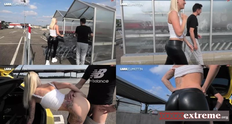 Lara-CumKitten - Praller XXL Bubble Butt im Supermarkt - Leggins Fick mit Schluck Finale 08 09 19 [FullHD 1080p] 233.36 MB