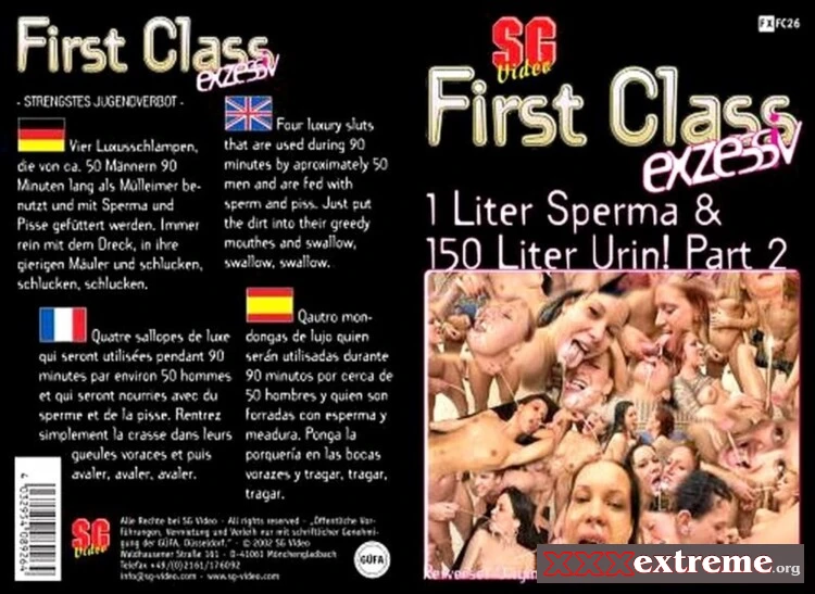 First Class #26 - 1 Liter Sperma & 150 Liter Urin Part 2 [DVDRip] 980.4 MB