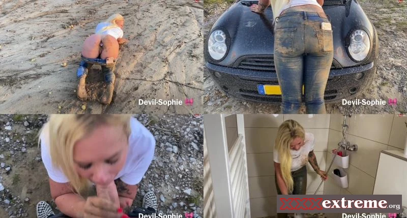 Devil Sophie - Lehmtmpelsauerei - eingesaut and eingensst - fucked with Jeansfetzloch and splashed with SteffiBlond  MydirtyHobby [FullHD 1080p] 931.38 MB