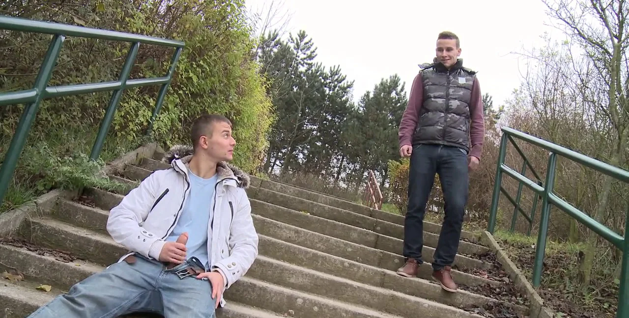 OP12552 Two Sexy Amateur Studs Fucking In Public - Gay - Extreme Porn Video on XXXExtreme