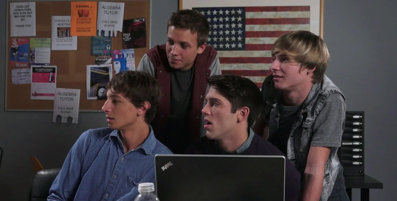 Study Group: College Guys Gang Bang Each Other Bareback! - Extreme Porn Video on XXXExtreme