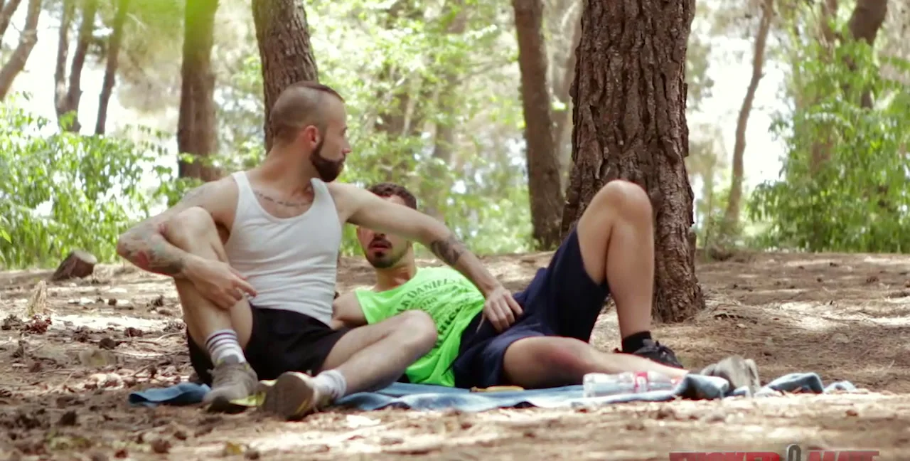 Koldo Goran and Angel Garcia's Passionate Outdoor Rimming Encounter - Extreme Porn Video on XXXExtreme