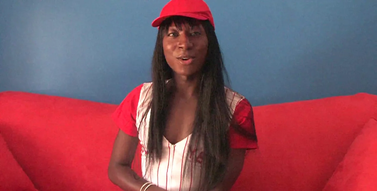 Jordan TS: A Dirty Black Shemale Selfsuck Solo | Nylon Tease - popular extreme video on XXXExtreme