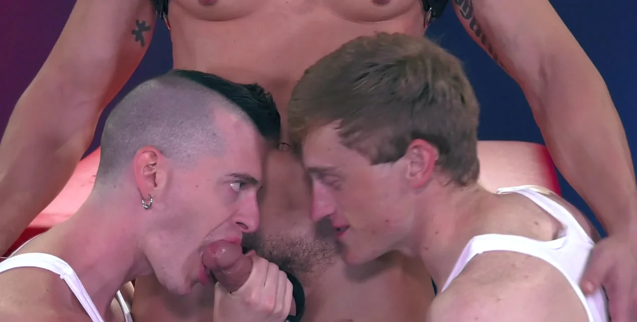 Axel Abysse, Joey D & Colin Bryant's Gay Fisting Fiesta - popular extreme video on XXXExtreme