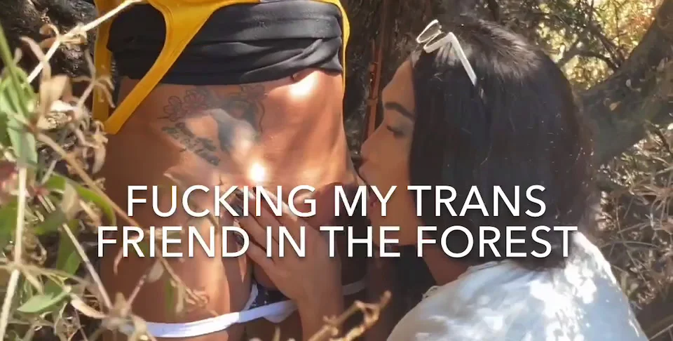 Outdoor Shemale Orgy featuring Trans Friends Vanessa Jhons & Lilyyuw8 - popular extreme video on XXXExtreme