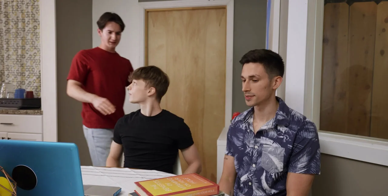Twink Tutoring & Muscular Treasures - Gay - Bareback - popular extreme video on XXXExtreme