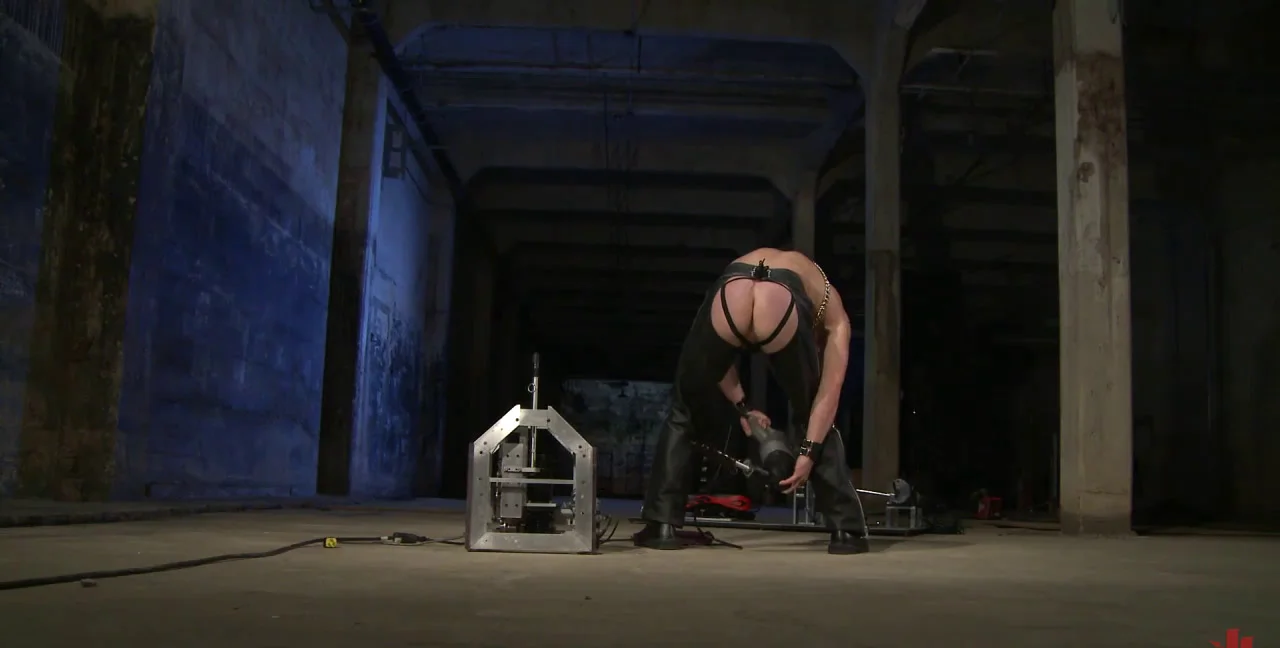 The Leather Biker with Luke Riley | Twink - Gay - Bareback - related extreme video on XXXExtreme