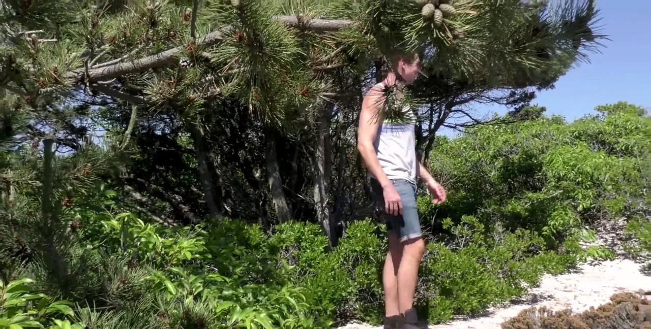 Stranded Twink Enjoys Outdoor Pleasures - Gay - Bareback - popular extreme video on XXXExtreme
