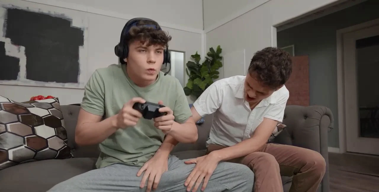 Muscular Twink Excels in Filthy Gaymers Part 1 - Bareback - related extreme video on XXXExtreme