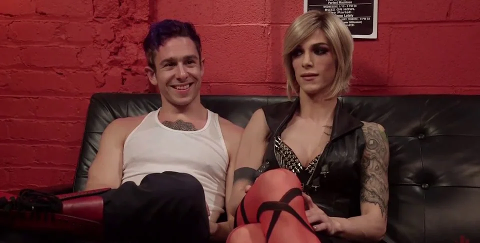 Corbin Dallas and Nina Lawless - A Record Store Encounter - related extreme video on XXXExtreme