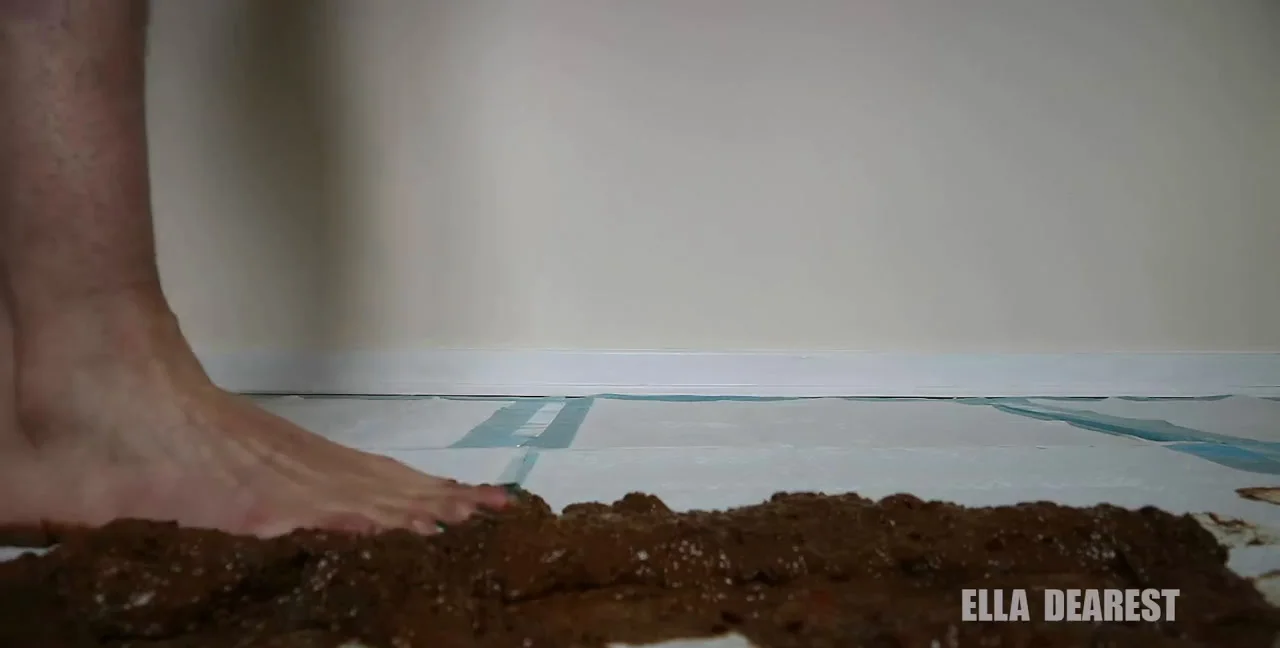 Barefoot Poop Trampling - Femdom Scat - Toilet Slave - Copro - related extreme video on XXXExtreme
