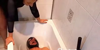 Mistress Luciana Dominates with Toilet Slave Defecation - related extreme video on XXXExtreme