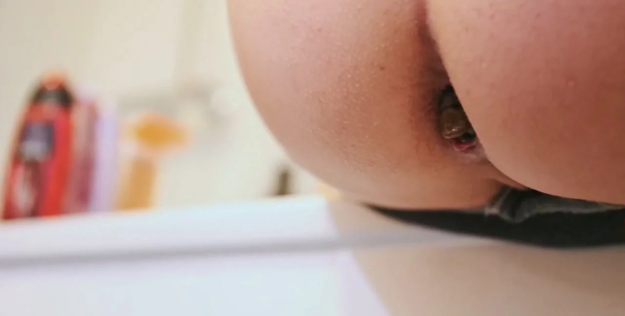 Get Closer To My Huge Turd - Femdom Scat - Toilet Slave - related extreme video on XXXExtreme