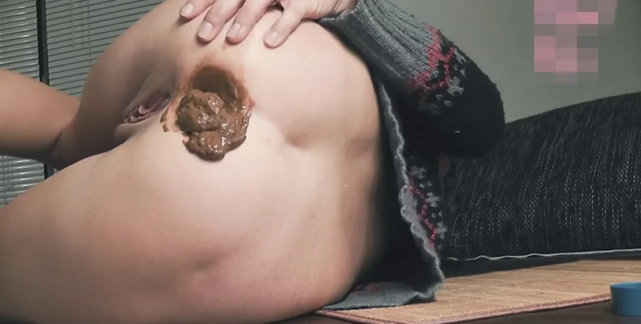The Mess On My Hole - Femdom Scat - Toilet Slave - Copro - related extreme video on XXXExtreme