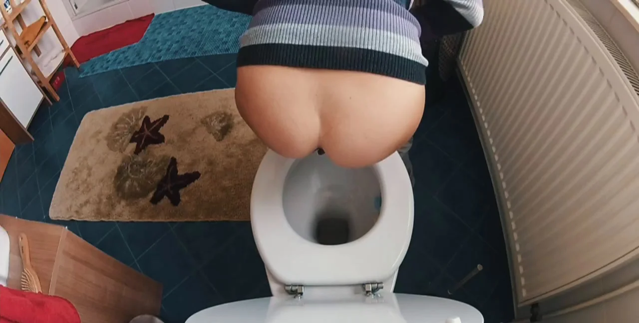 Voyeur Cam - Femdom Scat - Toilet Slave - Copro - Kaviar - popular extreme video on XXXExtreme