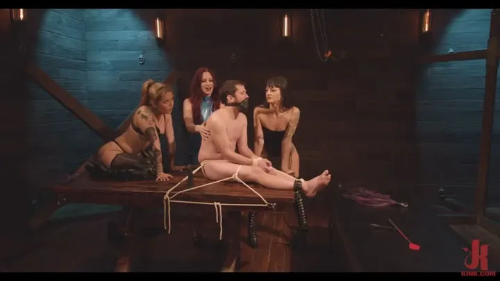 A Rough Bondage Romp with Vanessa, Jessica, Charlie & Fluffy FullHD 1080p - Extreme Porn Video on XXXExtreme