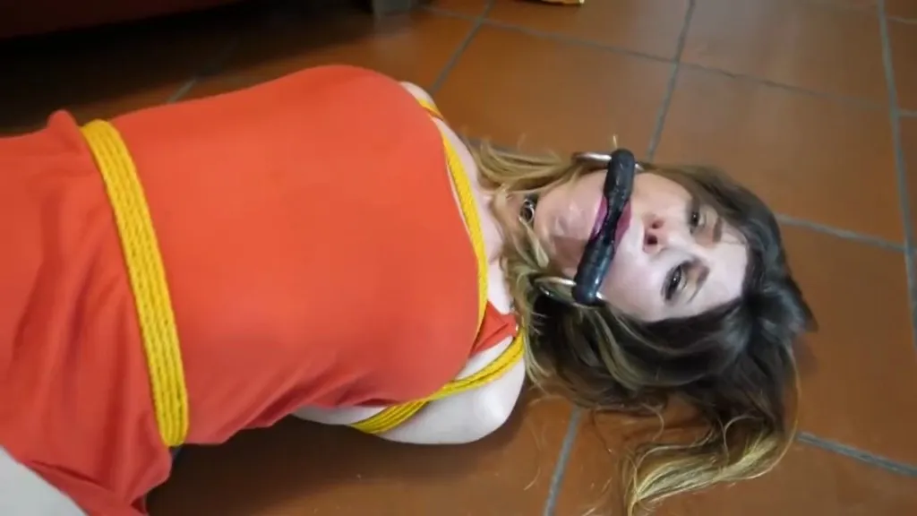 Rough BDSM Spree with Layla and Queeny in Hogtie Bondage HD 720p - popular extreme video on XXXExtreme