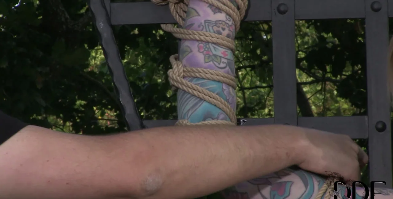 Hollie Hatton: A Bound Bondage Show - Rope - Tied Up - popular extreme video on XXXExtreme