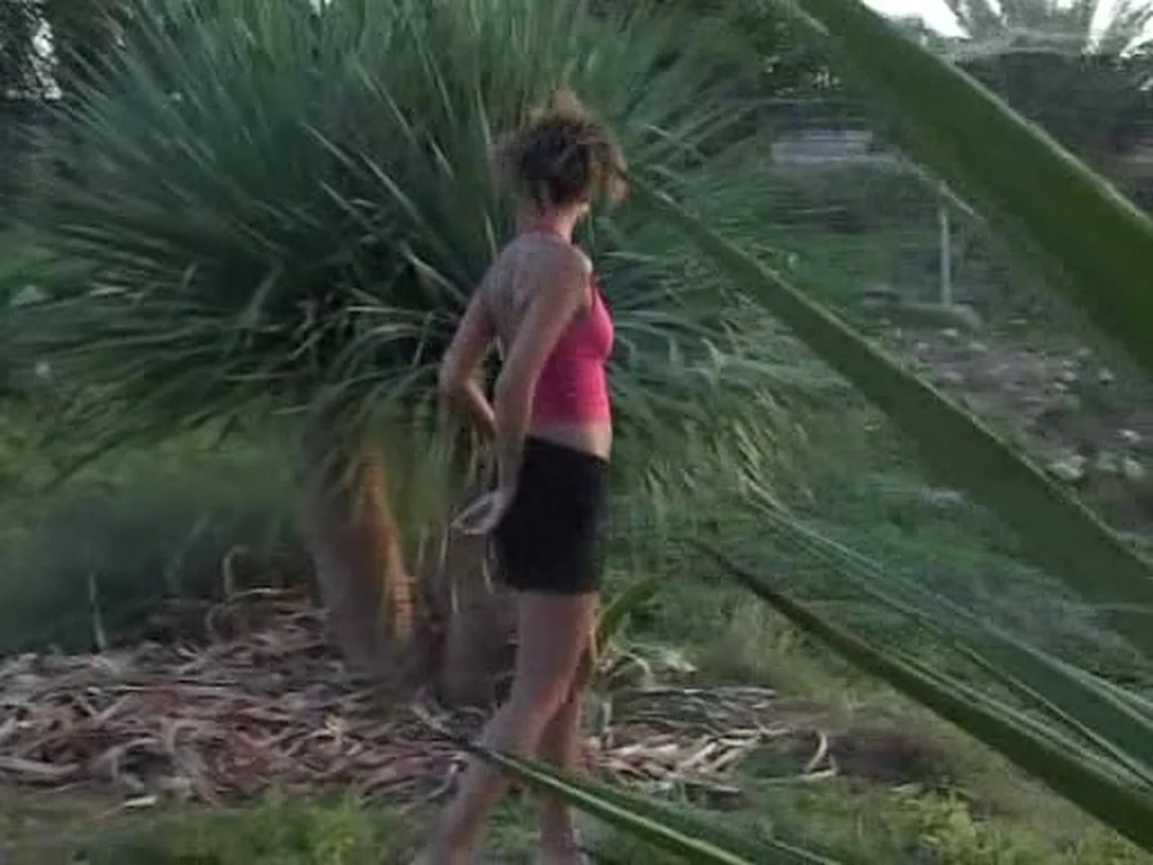 Brittany Stone Wets A Red Shirt And Black Skirt Outfit SD - popular extreme video on XXXExtreme